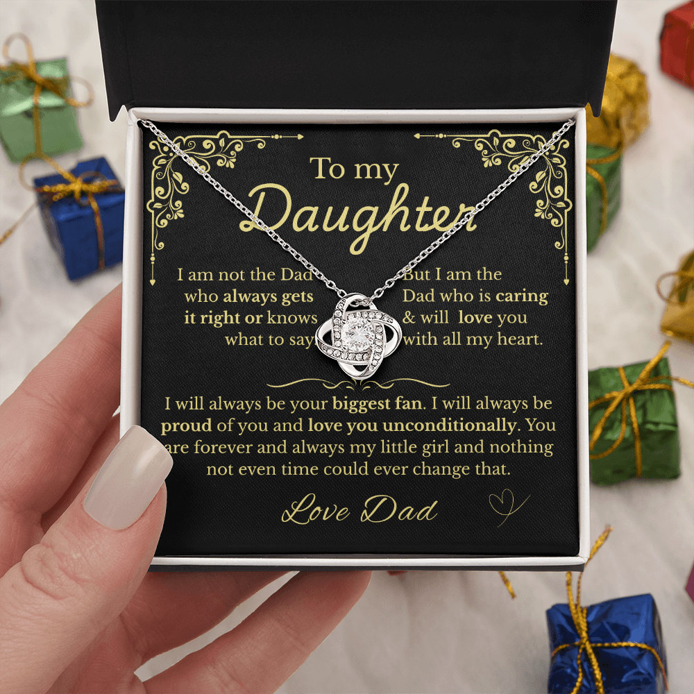 To My Daughter - Love Your Biggest Fan- Dad (BlkGld)