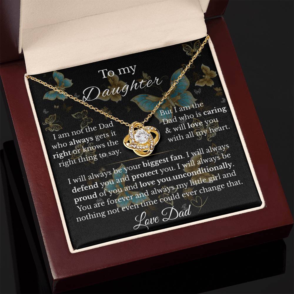 To My Daughter - Love Your Biggest Fan - Dad (Midnight Butterflies)