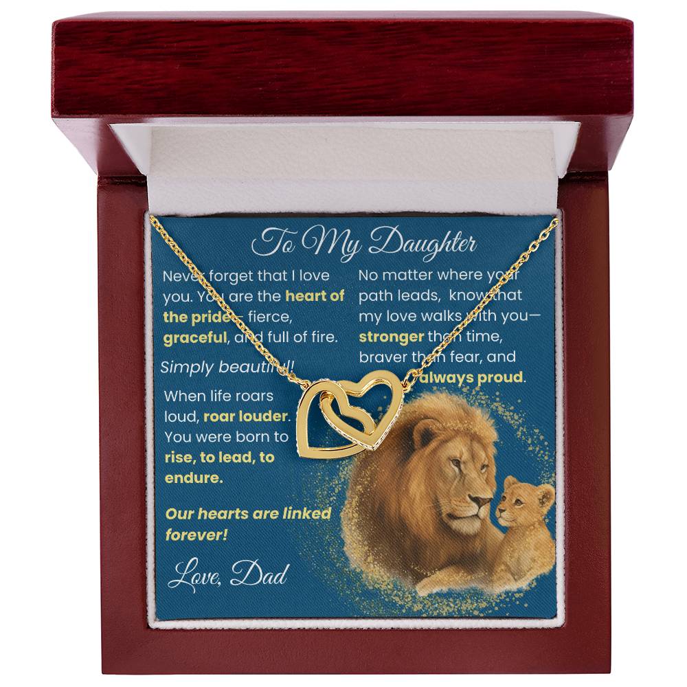 To My Daughter from Dad - Never Forget that I Love You - Linked Forever!