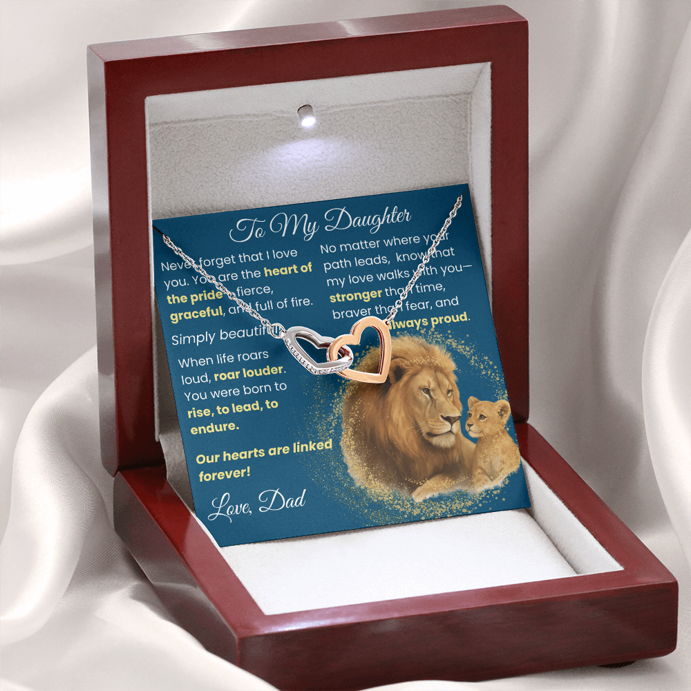 To My Daughter from Dad - Never Forget that I Love You - Linked Forever!