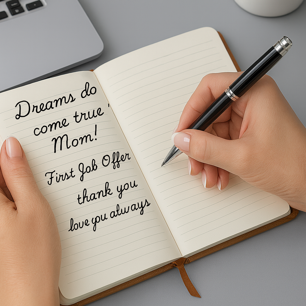 To My Daughter - NEVER Forget - Mom - Leather Journal (Hummingbirds)