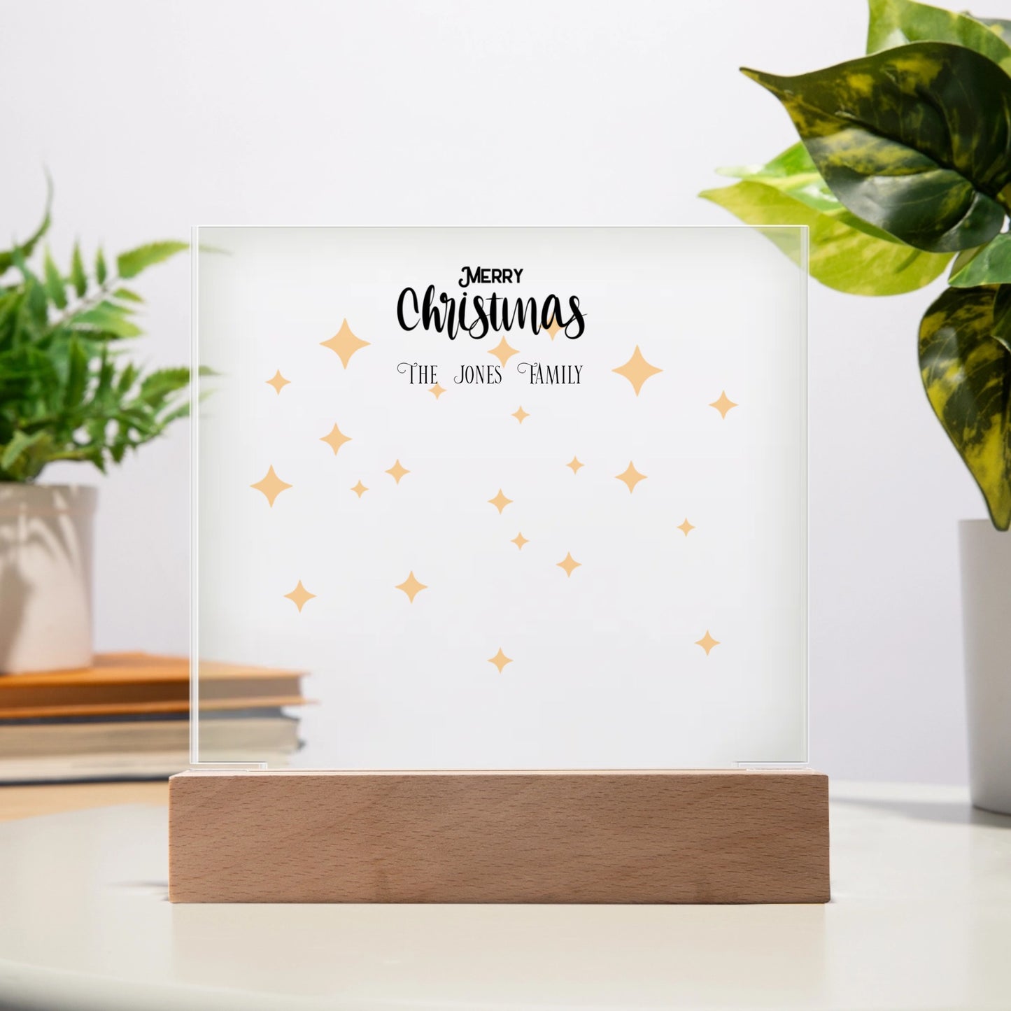 🖊️ Personalized Crossword XMAS Acrylic