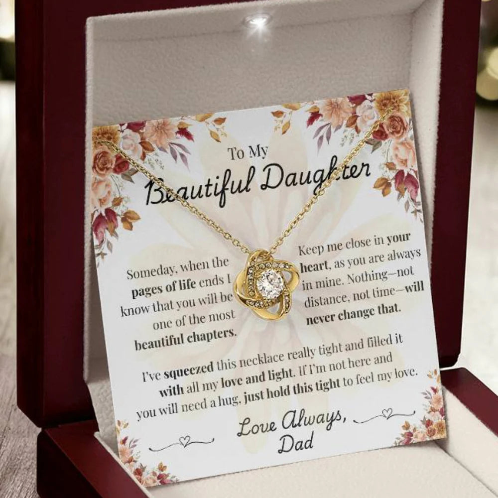 To My Beautiful Daughter - Squeezed with Love - Dad (Fall Flowers)