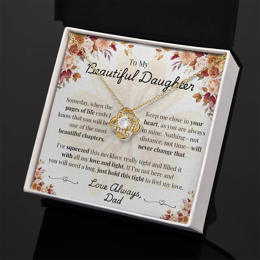 To My Beautiful Daughter - Squeezed with Love - Dad (Fall Flowers)