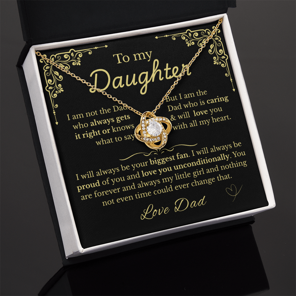 To My Daughter - Love Your Biggest Fan- Dad (BlkGld)