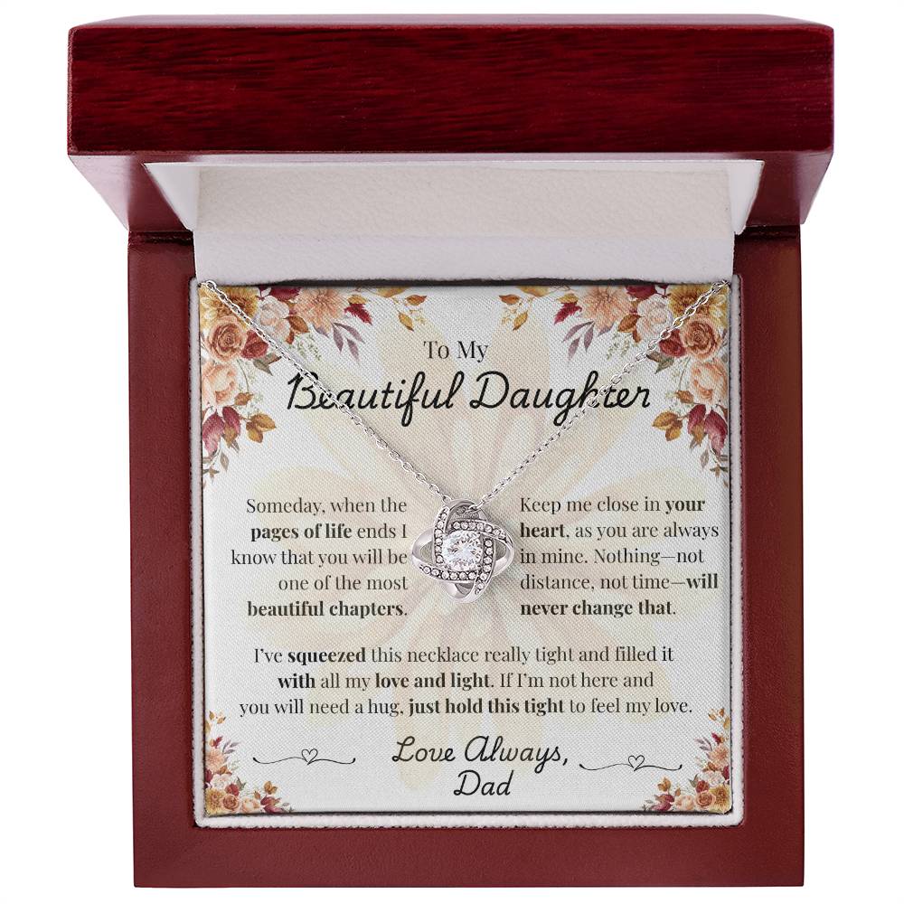 To My Beautiful Daughter - Squeezed with Love - Dad (Fall Flowers)